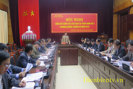 Một Hội nghị về công tác cải cách tư pháp tỉnh Điện Biên