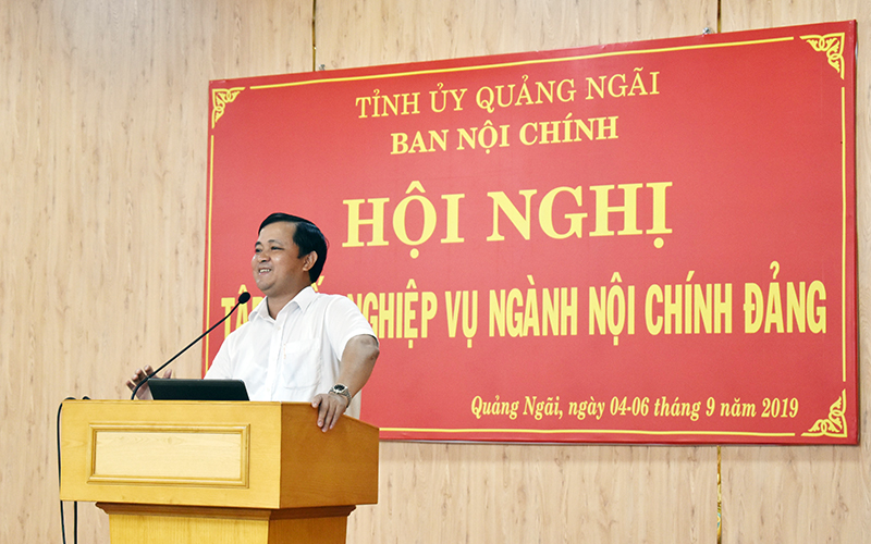 Đồng chí Nguyễn Xuân Trường, Vụ trưởng Vụ Địa phương, Ban Nội chính Trung ương