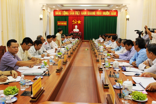 Đoàn công của Ban Chỉ đạo Trung ương về phòng, chống tham nhũng làm việc tại tỉnh Ninh Thuận