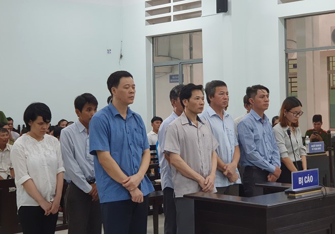 Xét xử sơ thẩm các bị cáo  trong vụ án “Tham ô tài sản” xảy ra tại Công ty TNHH Một thành viên Khai thác công trình thủy lợi Nam Khánh Hòa (tháng 7/2019)