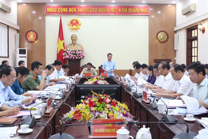 Hội nghị Kiểm điểm công tác tiếp công dân, giải quyết khiếu nại, tố cáo trên địa bàn tỉnh Thái Nguyên