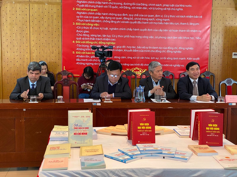 Đồng chí Trần Quốc Cường, Phó trưởng Ban Nội chính Trung ương dự Lễ công bố sách xuất bản lần thứ II năm 2019