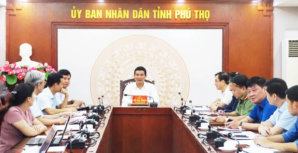 UBND tỉnh Phú Thọ tham dự hội nghị trực tuyến Ủy ban quốc gia về Chính phủ điện tử 