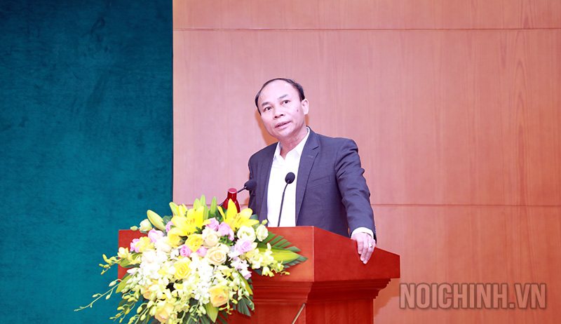 Đồng chí Nguyễn Uyên Minh, Phó Vụ trưởng Vụ Pháp luật