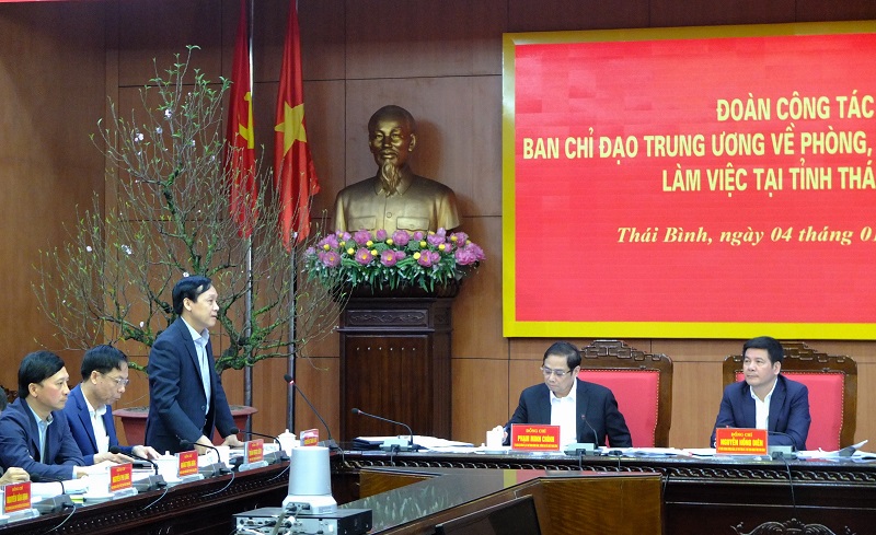 Đồng chí Nguyễn Thanh Hải, Phó trưởng Ban Nội chính Trung ương phát biểu tại Hội nghị