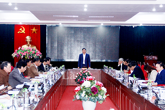 Một Hội nghị của Tỉnh ủy Sơn La