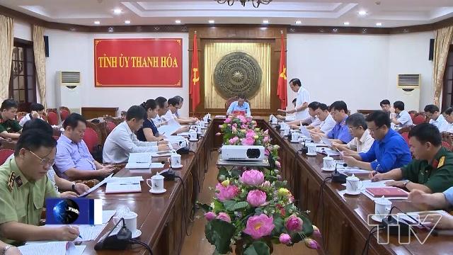 Hội nghị Giao ban công tác nội chính, phòng chống tham nhũng tỉnh Thanh Hóa