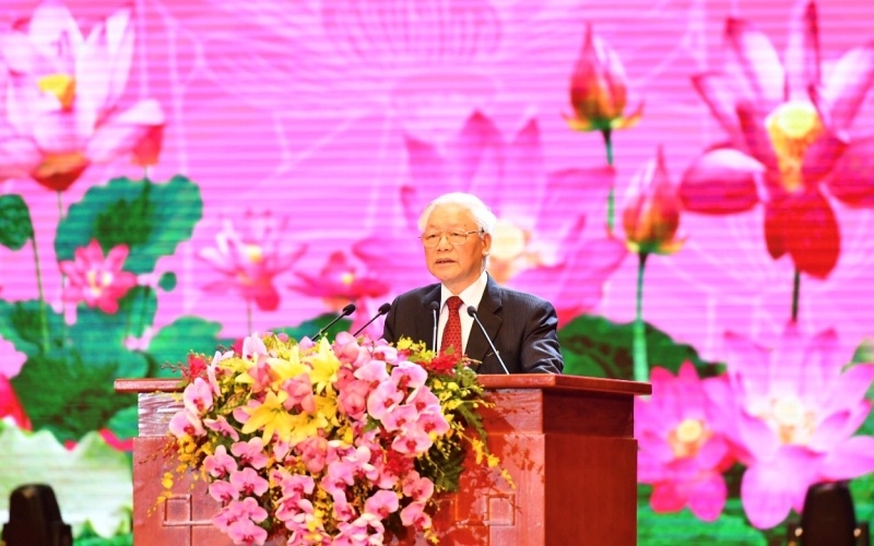 Tổng Bí thư, Chủ tịch nước Nguyễn Phú Trọng phát biểu tại Lễ kỷ niệm 90 năm Ngày thành lập Đảng (3/2/1930-3/2/2020) 