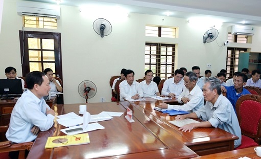 Đồng chí Trịnh Văn Chiến, Ủy viên Trung ương Đảng, Bí thư Tỉnh ủy Thanh Hóa tiếp công dân và đối thoại với người dân (tháng 5/2020)