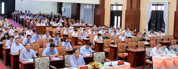 Các đại biểu dự Hội nghị triển khai công tác kiểm tra, giám sát Thành phố Hồ Chí Minh (ngày 02/6/2020)