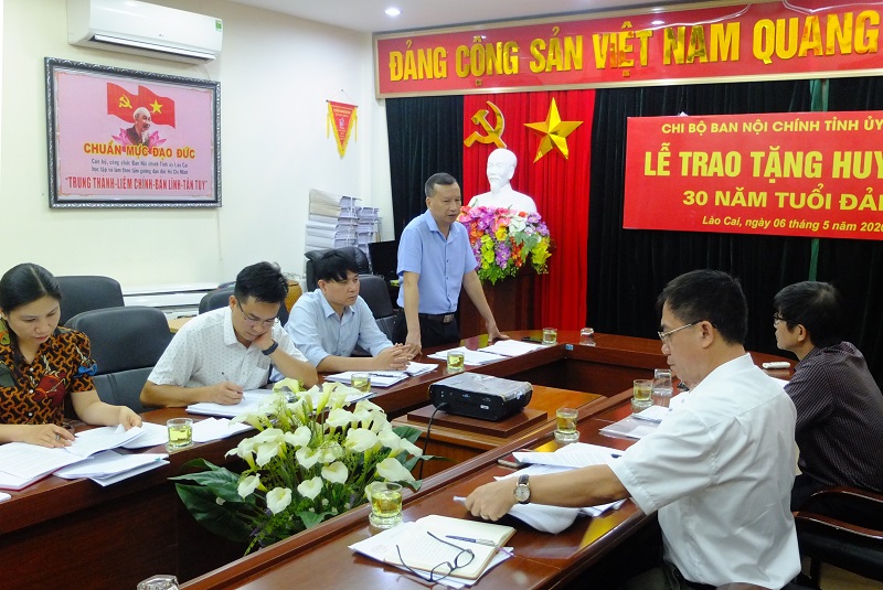 Đoàn công tác Vụ Địa phương I, Ban Nội chính Trung ương làm việc với Ban Nội chính Tỉnh ủy Lào Cai