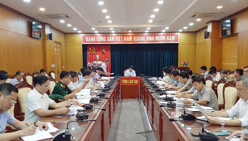 Hội nghị sơ kết công tác nội chính, phòng chống tham nhũng và cải cách tư pháp 6 tháng đầu năm 2020 của Tỉnh ủy Lào Cai