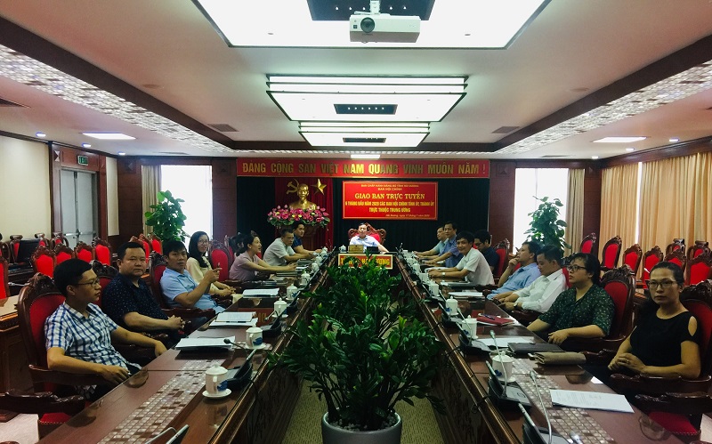 Ban Nội chính Tỉnh ủy Hải Dương giao ban trực tuyến với 63 Ban Nội chính các tỉnh ủy, thành ủy trực thuộc Trung ương