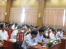 Các đại biểu dự Hội nghị triển khai Kế hoạch kiểm tra, giám sát tổ chức đảng và đảng viên năm 2020 tỉnh Bắc Giang