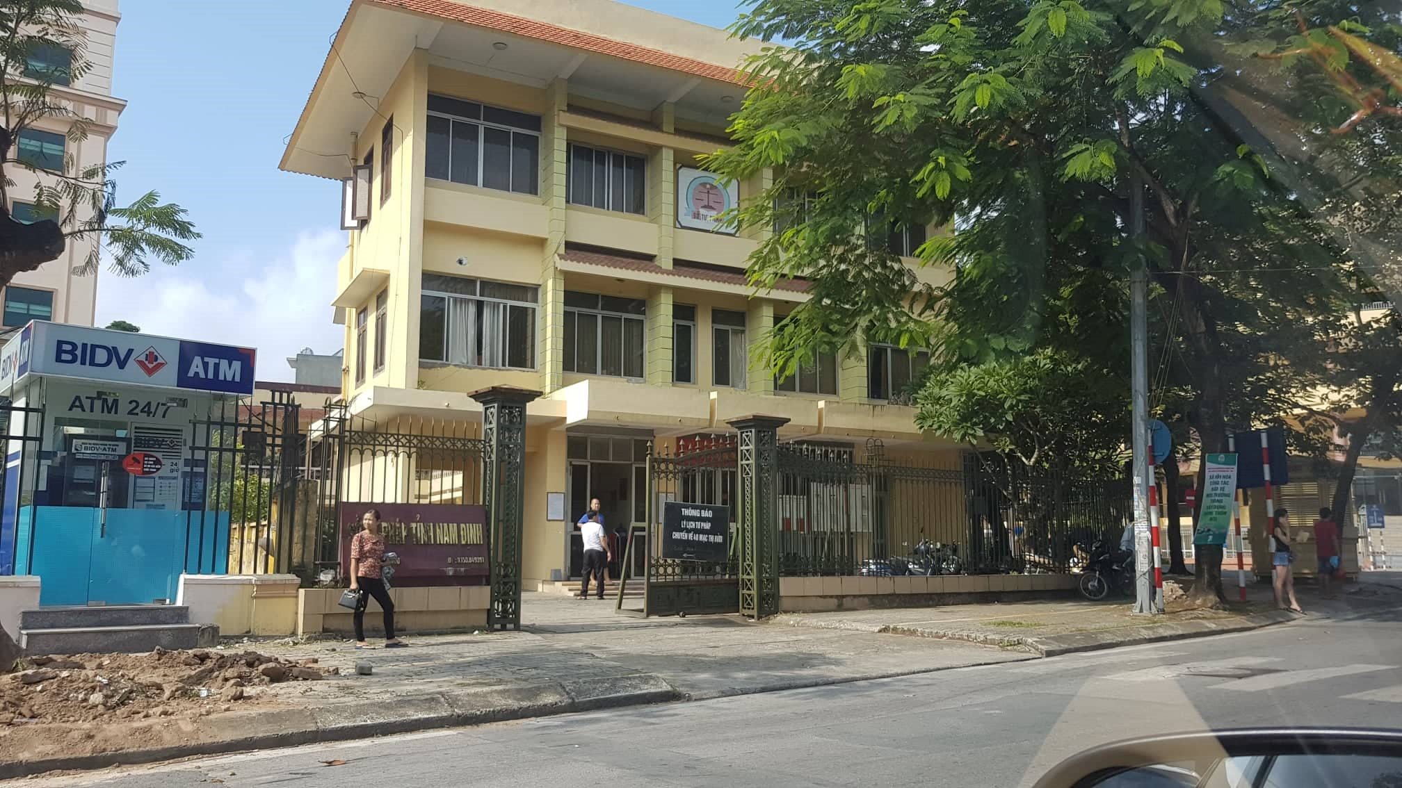 Trung tâm đấu giá - Sở Tư pháp tỉnh Nam Định nơi xảy ra vụ án “Lợi dụng chức vụ quyền hạn trong khi thi hành công vụ”.
