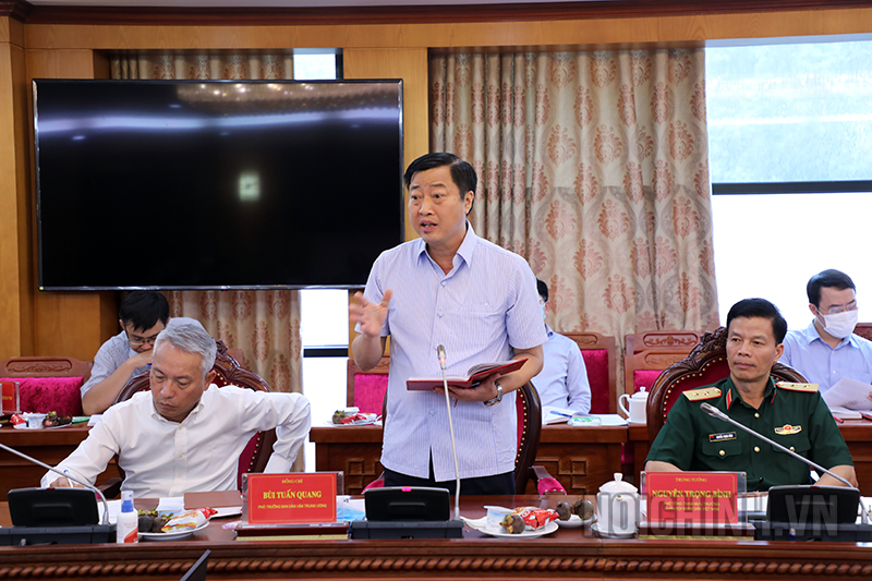 Đồng chí Bùi Tuấn Quang, Phó trưởng Ban Dân vận Trung ương