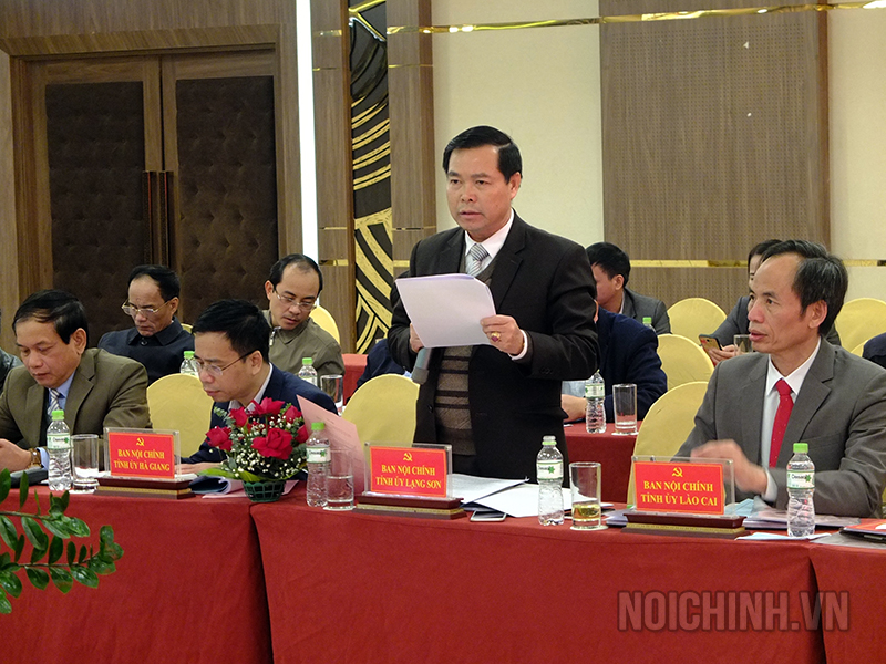 Đồng chí Vi Thế Hồng, Phó trưởng Ban Nội chính Tỉnh ủy Lạng Sơn