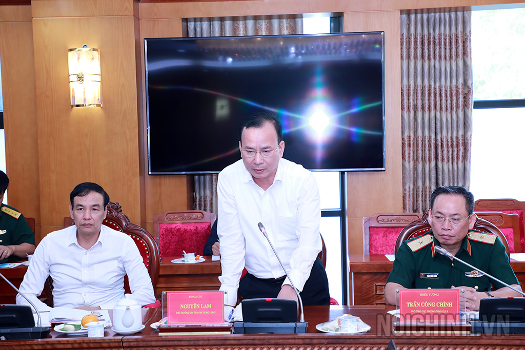 Đồng chí Nguyễn Lam, Phó trưởng Ban Dân vận Trung ương