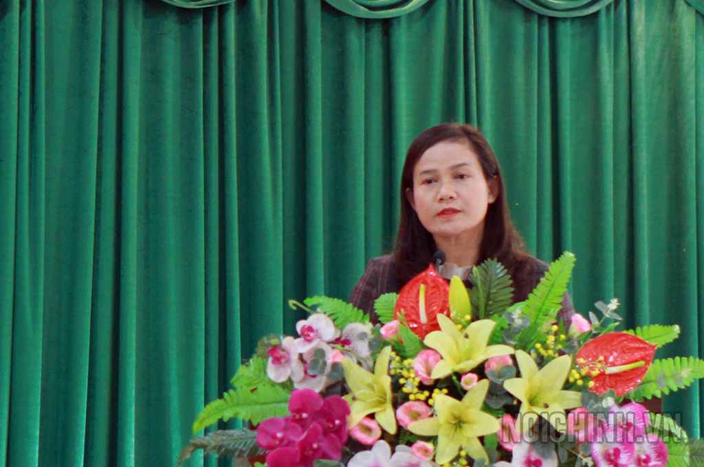 Đồng chí H’Lim Niê, Trưởng Ban Nội chính Tỉnh ủy Đắk Lắk 
