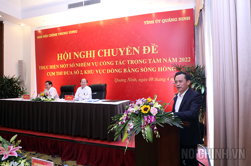 Đồng chí Phí Minh Hải, Phó Trưởng Ban Nội chính Thành ủy Hà Nội