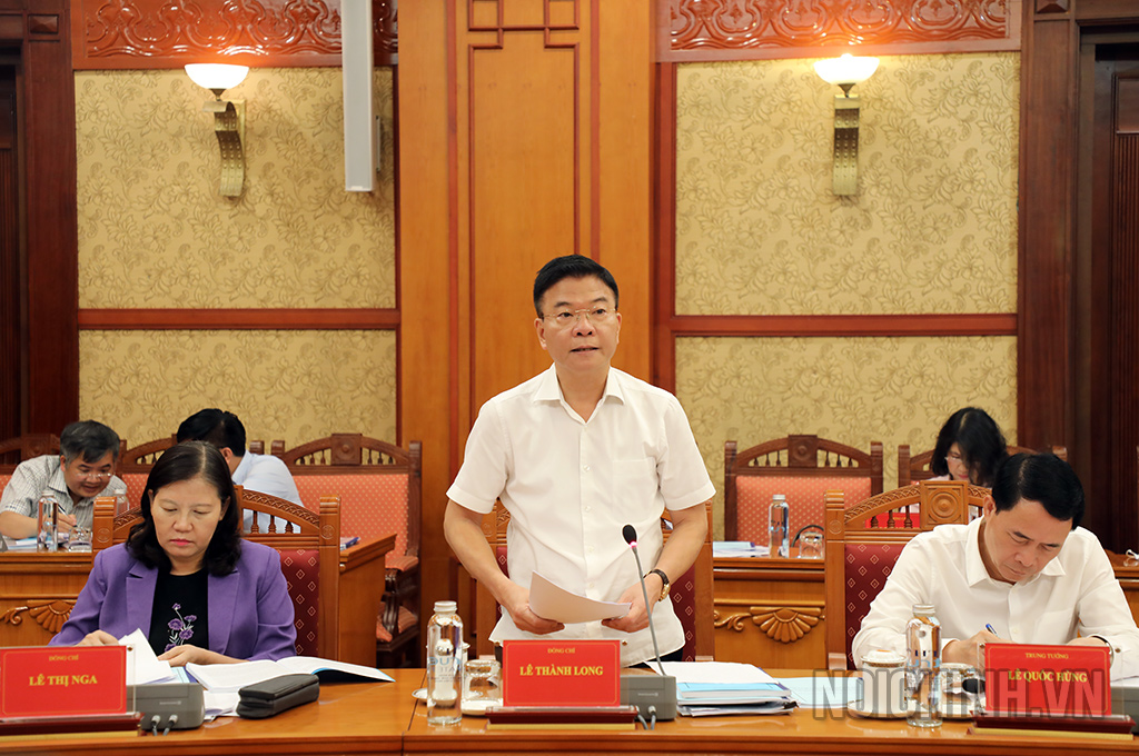 Đồng chí Lê Thành Long, Ủy viên Trung ương Đảng, Bộ trưởng Bộ Tư pháp, Ủy viên Ban Chỉ đạo Cải cách tư pháp Trung ương