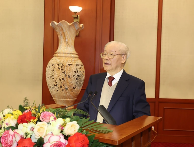 Tổng Bí thư Nguyễn Phú Trọng phát biểu tại Phiên họp