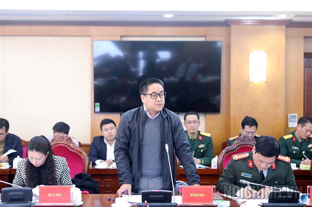Đồng chí Nguyễn Hải Lưu, Phó Vụ trưởng Vụ Chính sách đối ngoại, Bộ Ngoại giao