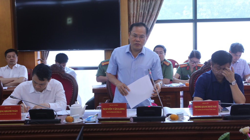 Đồng chí Trung tướng Nguyễn Văn Long, Thứ trưởng Bộ Công an