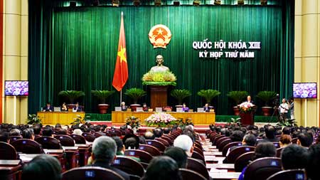 Quốc hội làm việc tại Hội trường