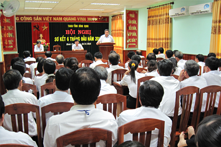 Hội nghị sơ kết 06 tháng đầu năm 2013 ngành Tòa án tỉnh Bình Định