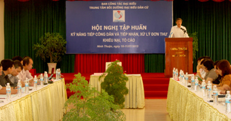 Quang cảnh Hội nghị tập huấn