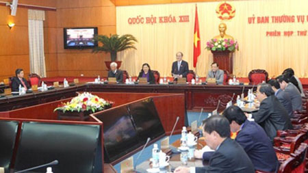 Quang cảnh Phiên họp thứ 19, Ủy ban Thường vụ Quốc hội