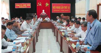 Một Hội nghị Tỉnh ủy Phú Yên 