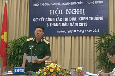 Thiếu tướng Nguyễn Khắc Ngọ chủ trì Hội nghị