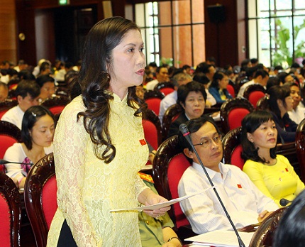Đại biểu Quốc hội thảo luận về dự án Luật việc làm