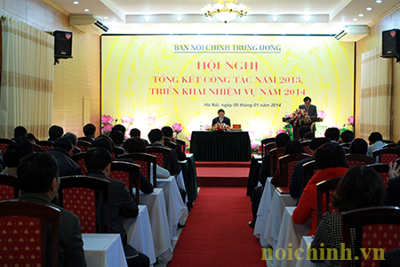 Hội nghị tổng kết công tác năm 2013 của Ban Nội chính Trung ương