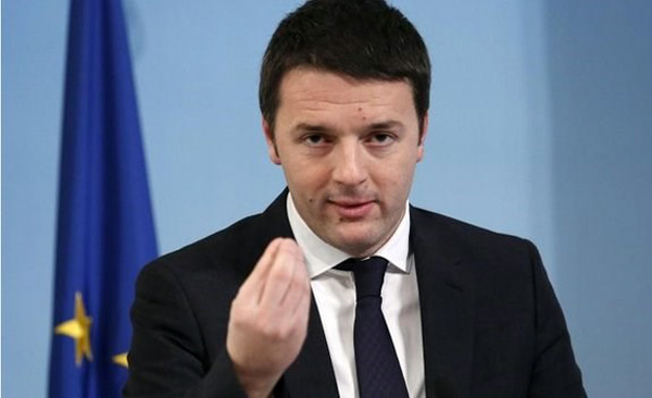 Thủ tướng Italy, Matteo Renzi (Ảnh Reuters)