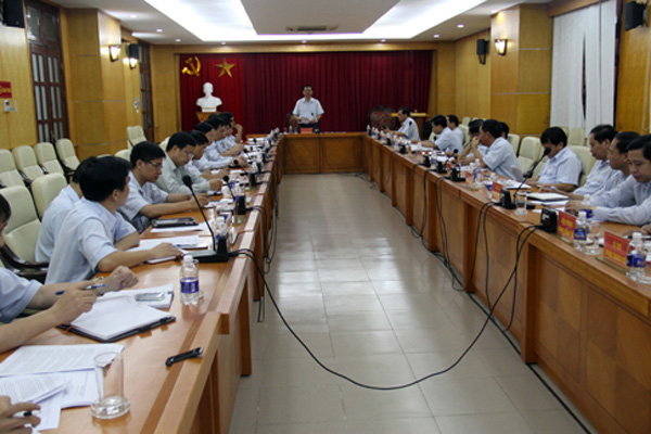 Thanh tra Chính phủ họp giao ban công tác tháng 5-2014