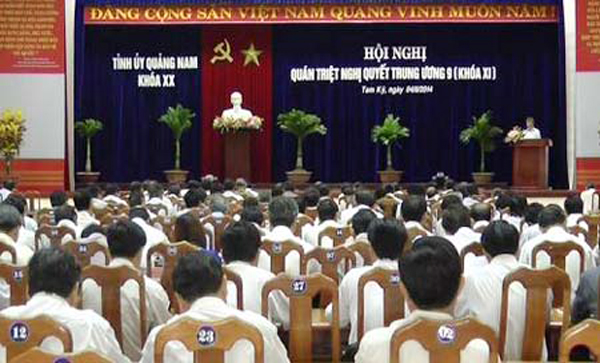 Một Hội nghị của Tỉnh ủy Quảng Nam