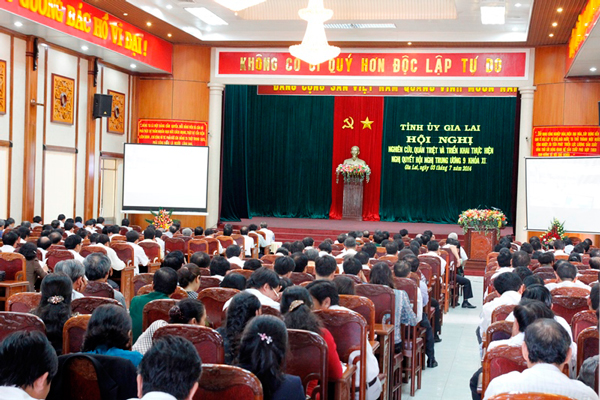 Hội nghị toàn quốc triển khai Nghị quyết Hội nghị Trung ương 9 Khóa XI tỉnh Gia Lai