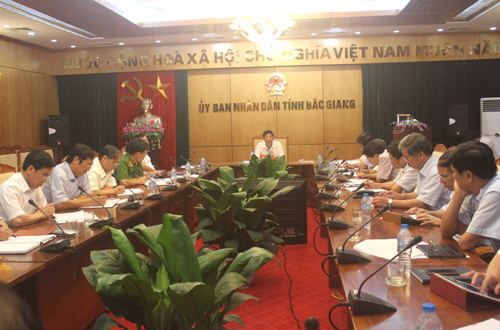 Hội nghị giao ban bàn về công tác giải quyết đơn thư khiếu nại, tố cáo tỉnh Bắc Giang