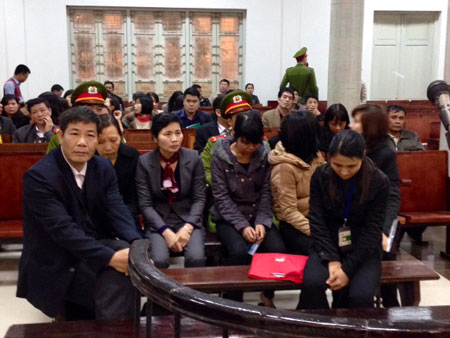 Các bị cáo vụ án tham nhũng 