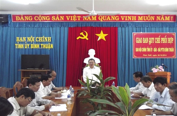 Toàn cảnh buổi giao ban