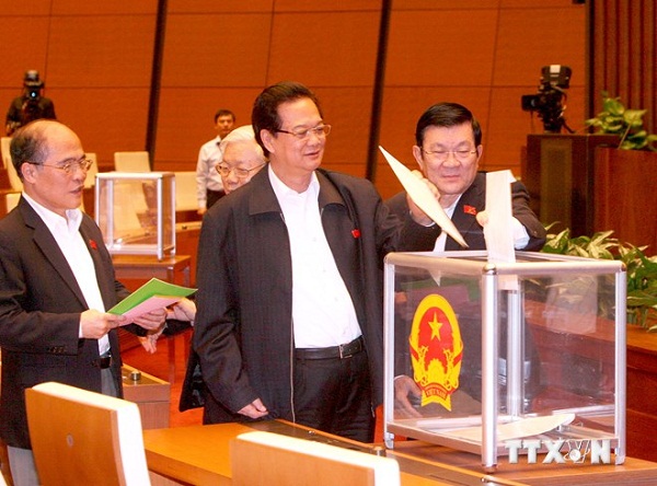 Các vị lãnh đạo Đảng, Nhà nước bỏ phiếu tín nhiệm 50 người giữ chức danh do Quốc hội bầu hoặc phê chuẩn