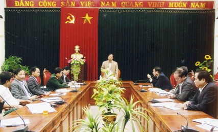 Một Hội nghị giao ban công tác nội chính tỉnh Quảng Trị