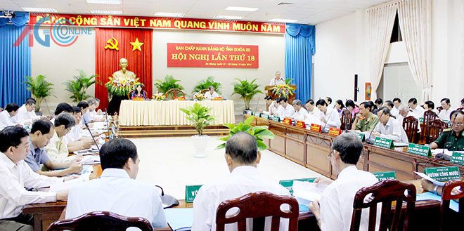 Hội nghị Ban Chấp hành Đảng bộ tỉnh An Giang lần thứ 18, khóa IX ( AnGiang Online)