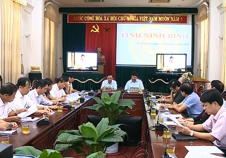Điểm cầu Ninh Bình dự Hội nghị trực tuyến quán triệt, triển khai kế hoạch thực hiện Chỉ thị 35/CT-TW của Bộ Chính trị 