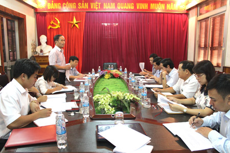 Ban Nội chính Tỉnh ủy Thái Bình làm việc với Đảng bộ Khối doanh nghiệp tỉnh và Đảng bộ Khối các cơ quan tỉnh