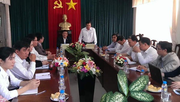 Đồng chí Phan Đình Trạc, Ủy viên Trung ương Đảng, Phó trưởng Ban Nội chính Trung ương làm việc với Ban Nội chính Tỉnh ủy Phú Yên