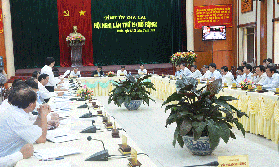 Hội nghị Ban Chấp hành Đảng bộ tỉnh Gia Lai lần thứ 19, khóa XIV (mở rộng)
